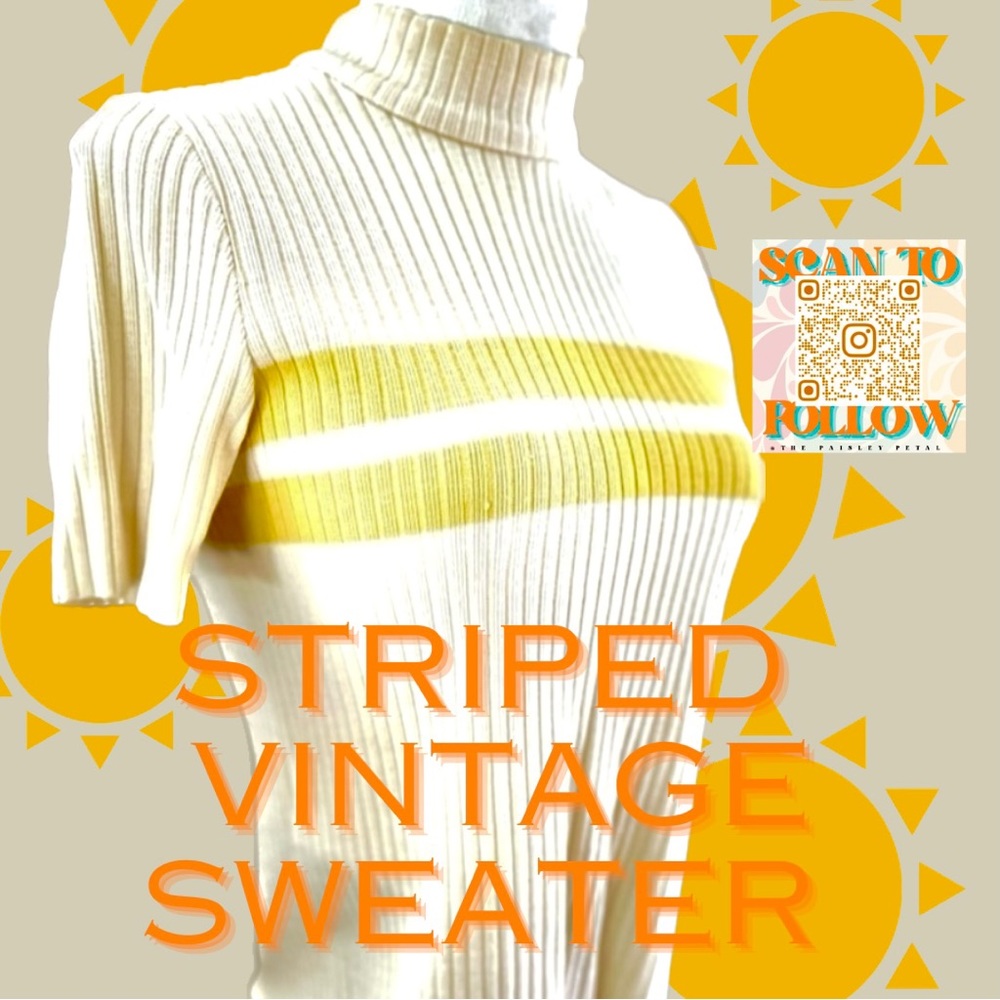 VINTAGE KIMBERLY STRIPED SWEATER